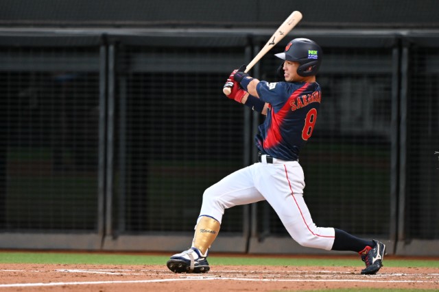榊原七斗(明治大)のタイムリー二塁打で先制
