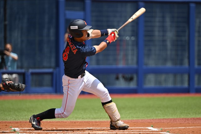 谷端将伍(日本大)の2点タイムリーで先制