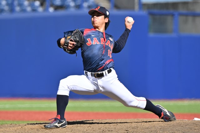 8回から登板した宮城誇南(早稲田大)