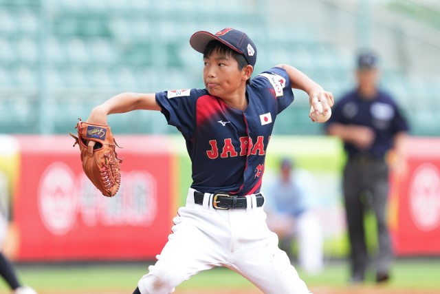 4番手の清水亮多(横浜リトルリーグ青葉緑東)