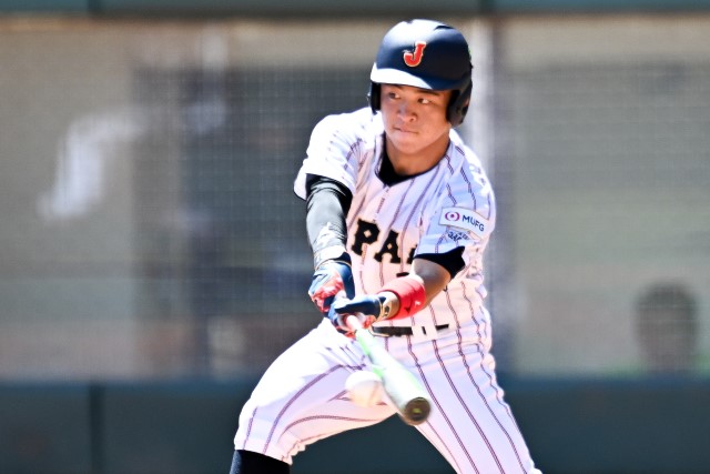 中島辰徳(熊本泗水ボーイズ)がヒットでチャンスメイク