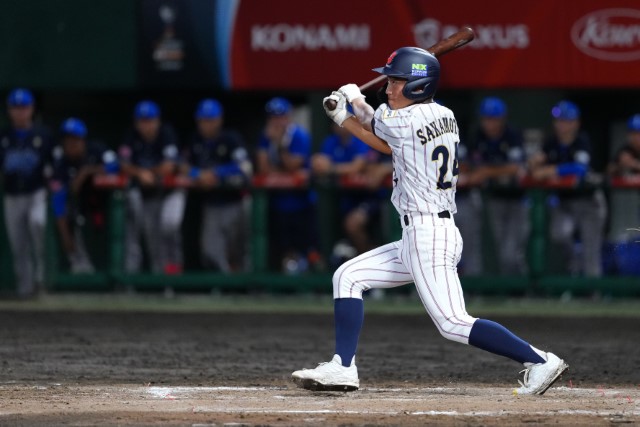 坂本慎太郎(関東第一)のヒットでチャンスメイク