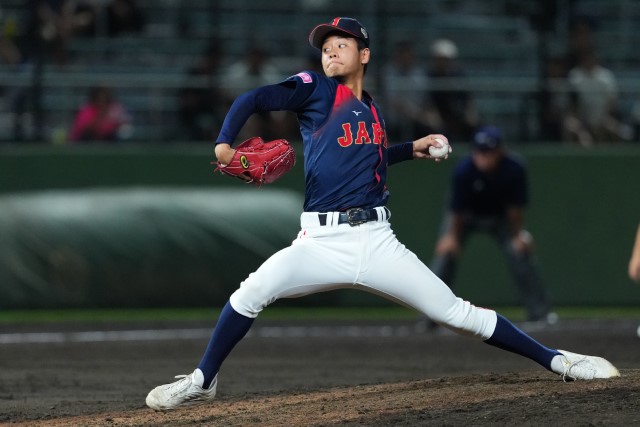 3番手の西村一毅(京都国際)
