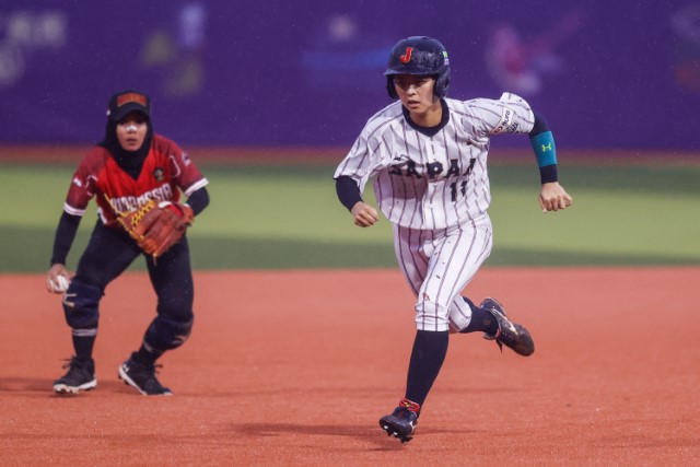 2点タイムリー二塁打を放った真弓心(仙台大)