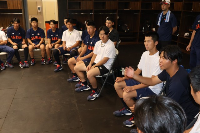 意見を語る小池樹里(多摩川ボーイズ)